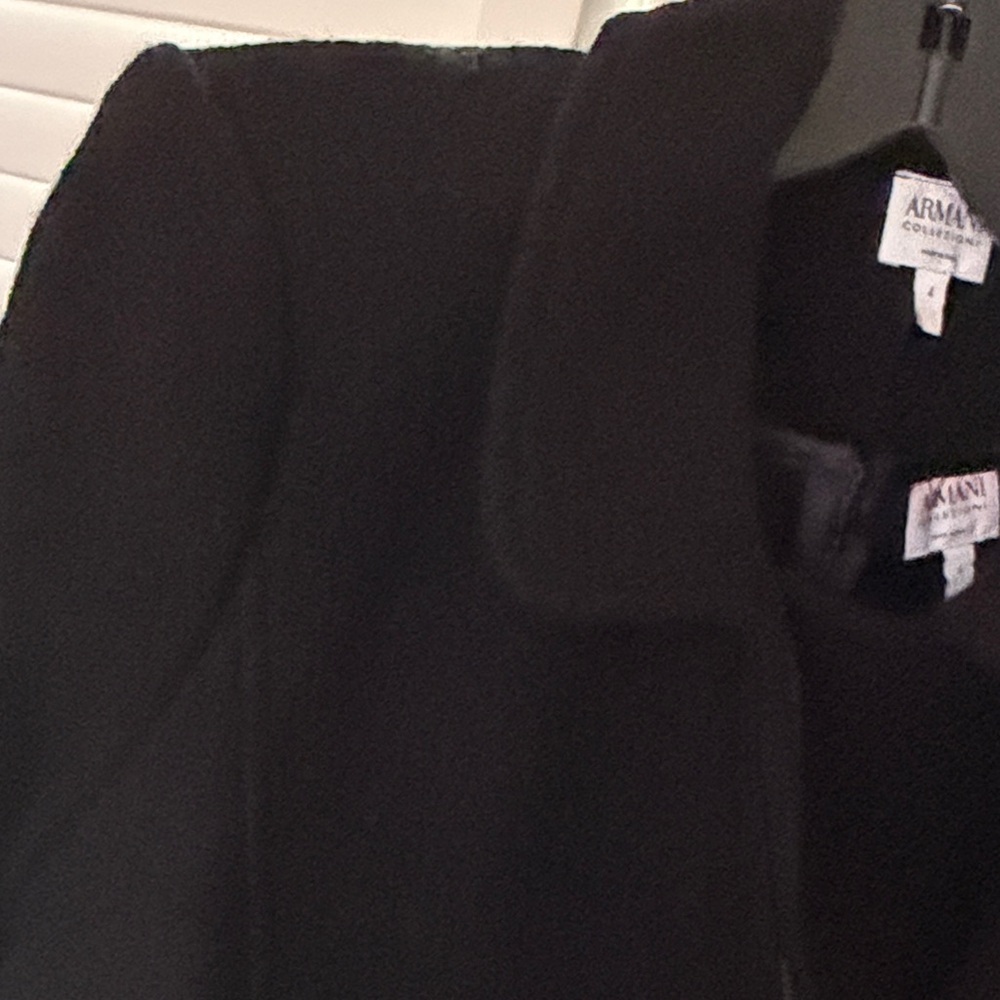 Armani Black Sleeveless Midi Dress with jacket - Picture 8 of 11